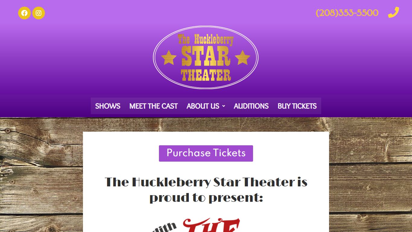 Home - The Huckleberry Star - The Music Man - Meridian, Idaho